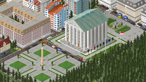 Supreme Courts and Plaza de la Libertad.