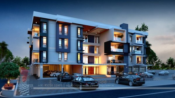 3D Night View Apartment Visualization.jpg