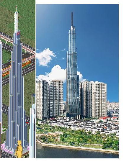 Landmark 81 is a super-tall skyscraper in Ho Chi Minh City, Vietnam. The investor and primary developer for the project is Vinhomes, a Vietnamese corporation that is also the country's largest real-estate company. Landmark 81 is the tallest building in Vietnam, the tallest completed building in Southeast Asia as of July 2018 and the 14th tallest building in the world.