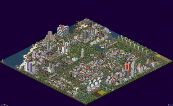 The city was built on a standard map on medium difficulty