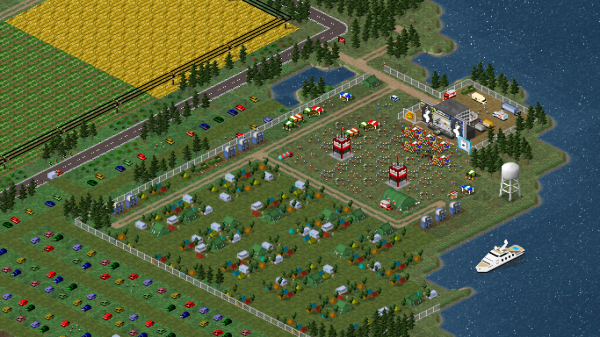 Every year in early August, farmer Miller rents a field for C:O:A - the most famous metal festival in the region.