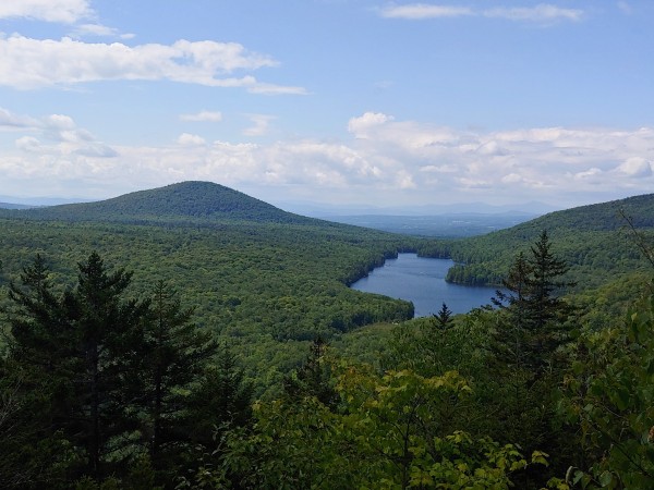 Top of Owls Head in Peacham, Vermont