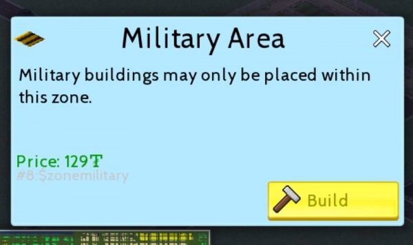 Military area
