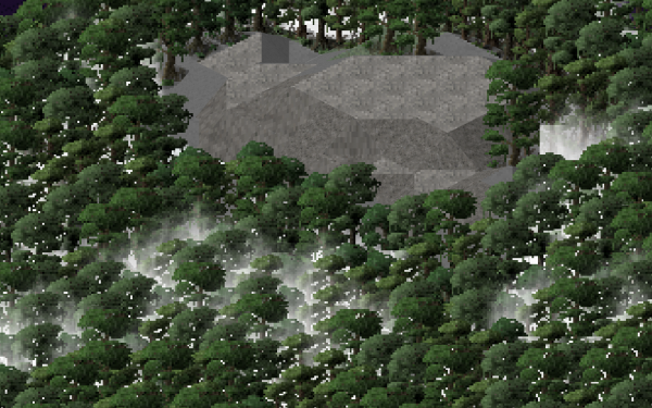 Used: Industrial Asphalt, fog, smooth cobblestone