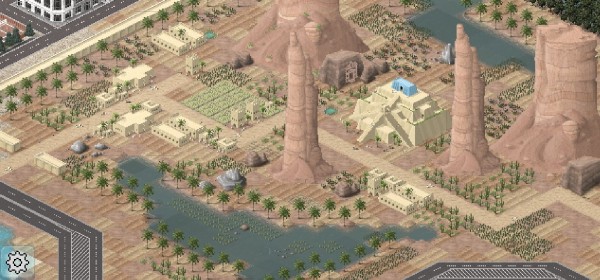 An ancient site in desert