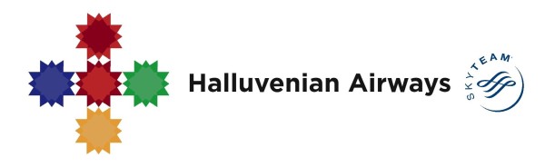 Halluvenian Airways is a Member of SkyTeam airline alliance.