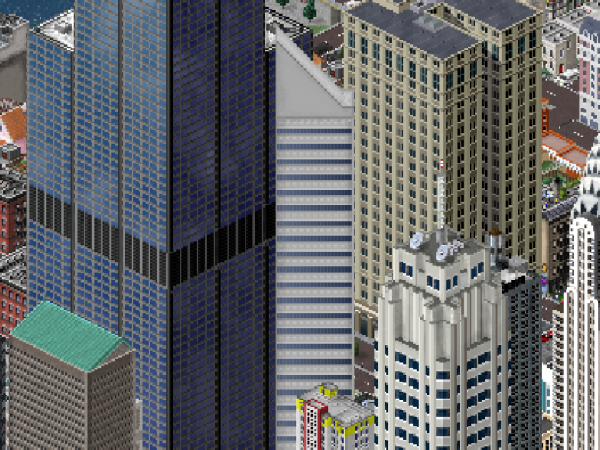 The building has two frames as you can see