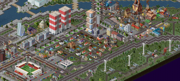 New Town and Stadium ^