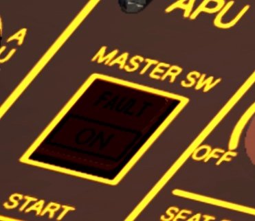 master sw for apu si off