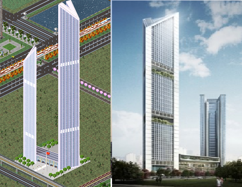 As well as providing a new headquarters for VietinBank, one of Vietnam’s largest banking groups, the 300,000-square-metre mixed use scheme includes a range of leisure facilities. The taller tower, at 68-storeys, will provide an energy-efficient new headquarters for the Bank, while the second, 48-storey tower will house a five-star hotel, spa and serviced apartments.