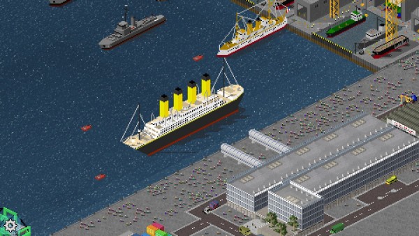 Titanic in port. (I just build scenarios, plugins r made by other creators.)