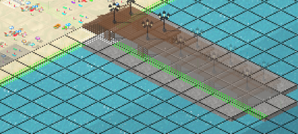 Use the terrain to place the fence