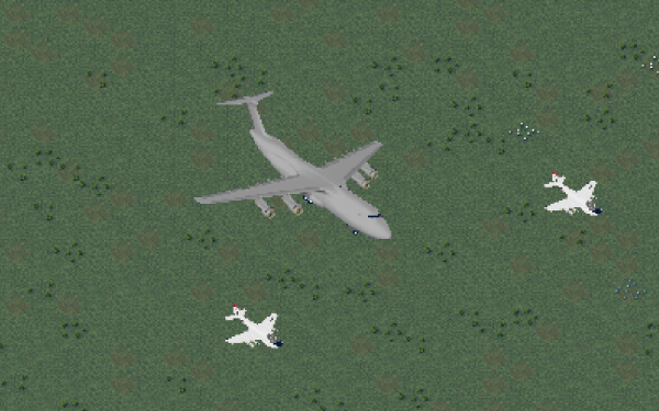 C-5 Galaxy with A-6E Intruder escorts (I know this isn't realistic but it's just a preview)